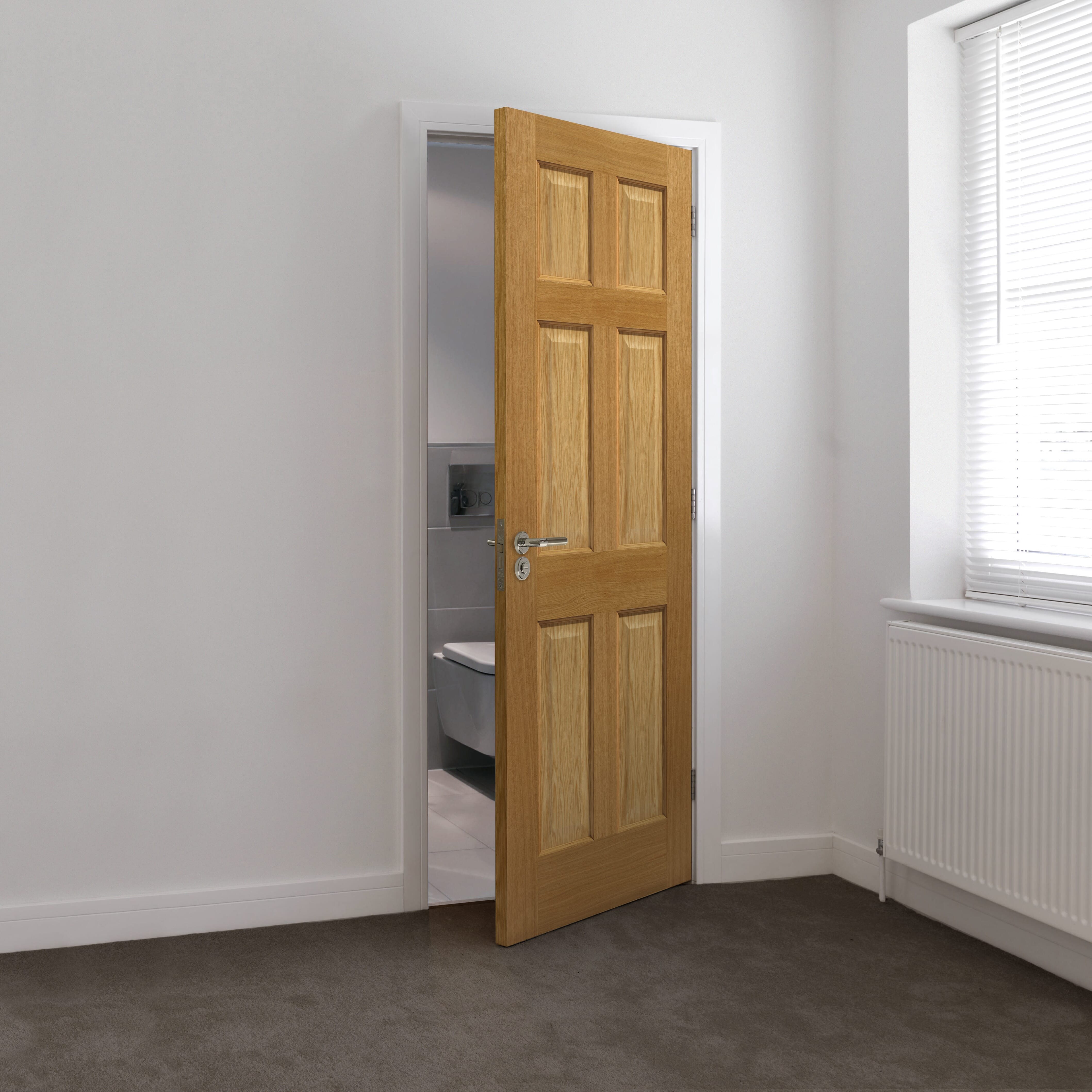 1981mm x 838mm x 35mm (33") Oak Grizedale - Prefinished Door