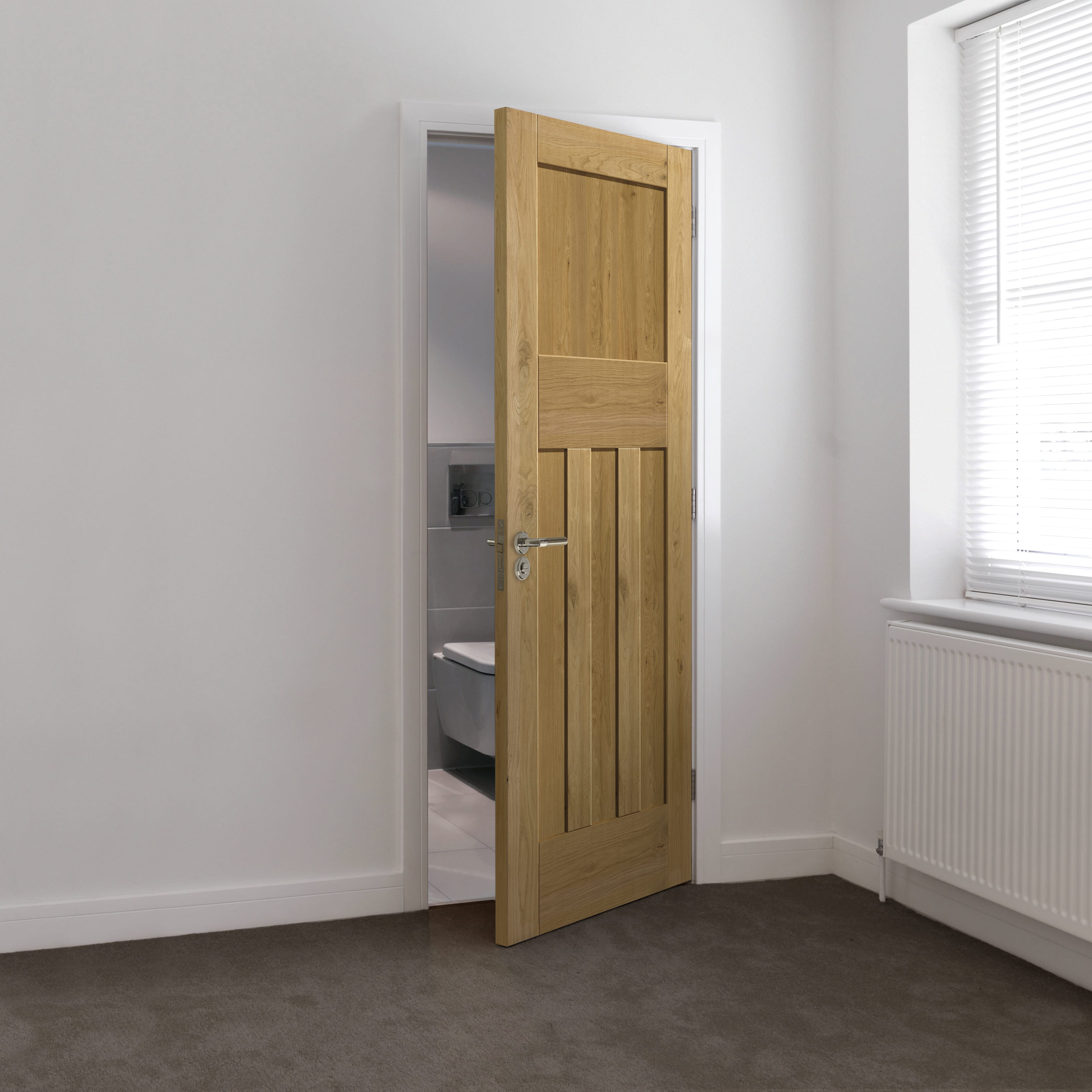 Rustic Oak DX Prefinished Internal Doors at Vivid Doors