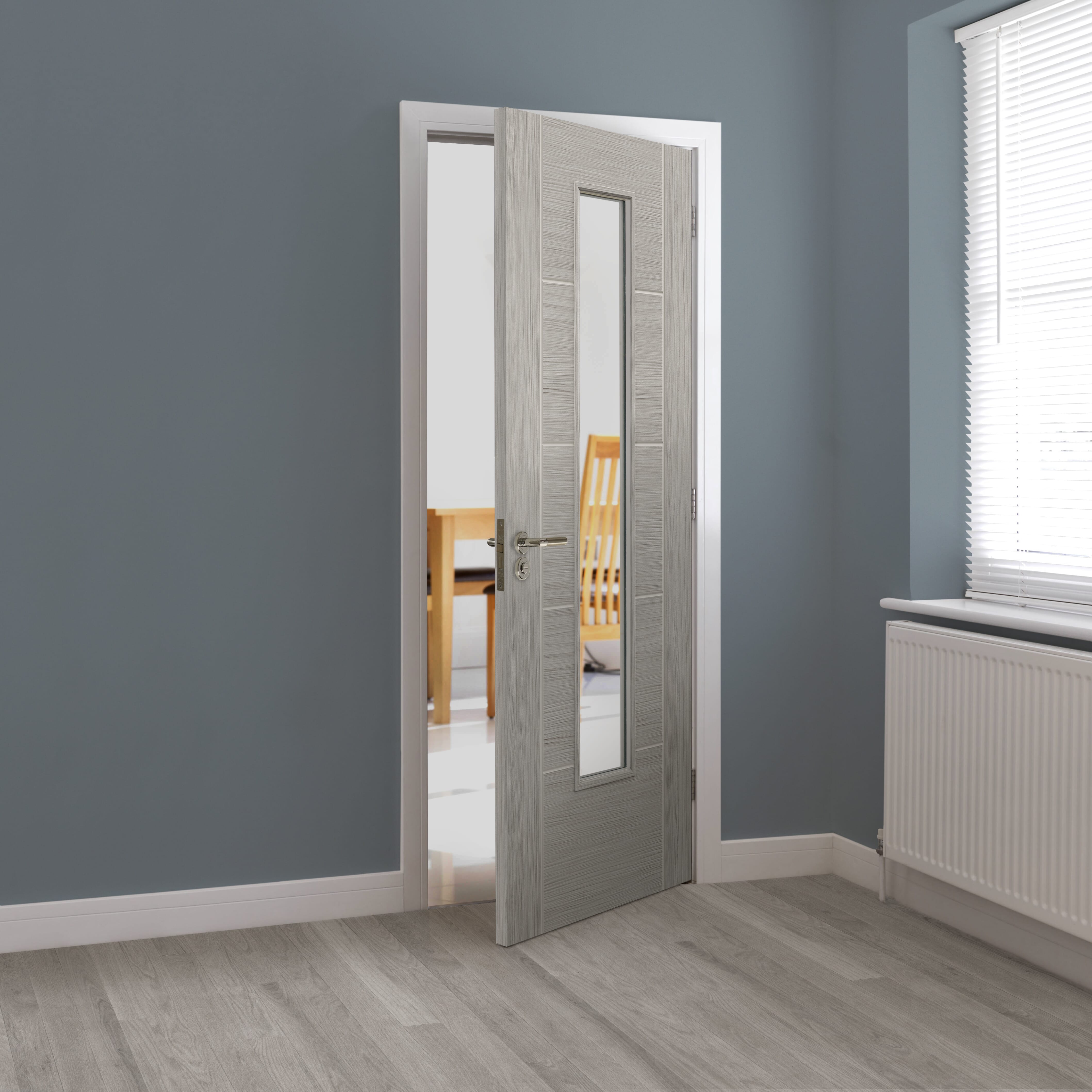 1981mm x 762mm x 35mm (30") Tigris Lava Clear Glazed Door