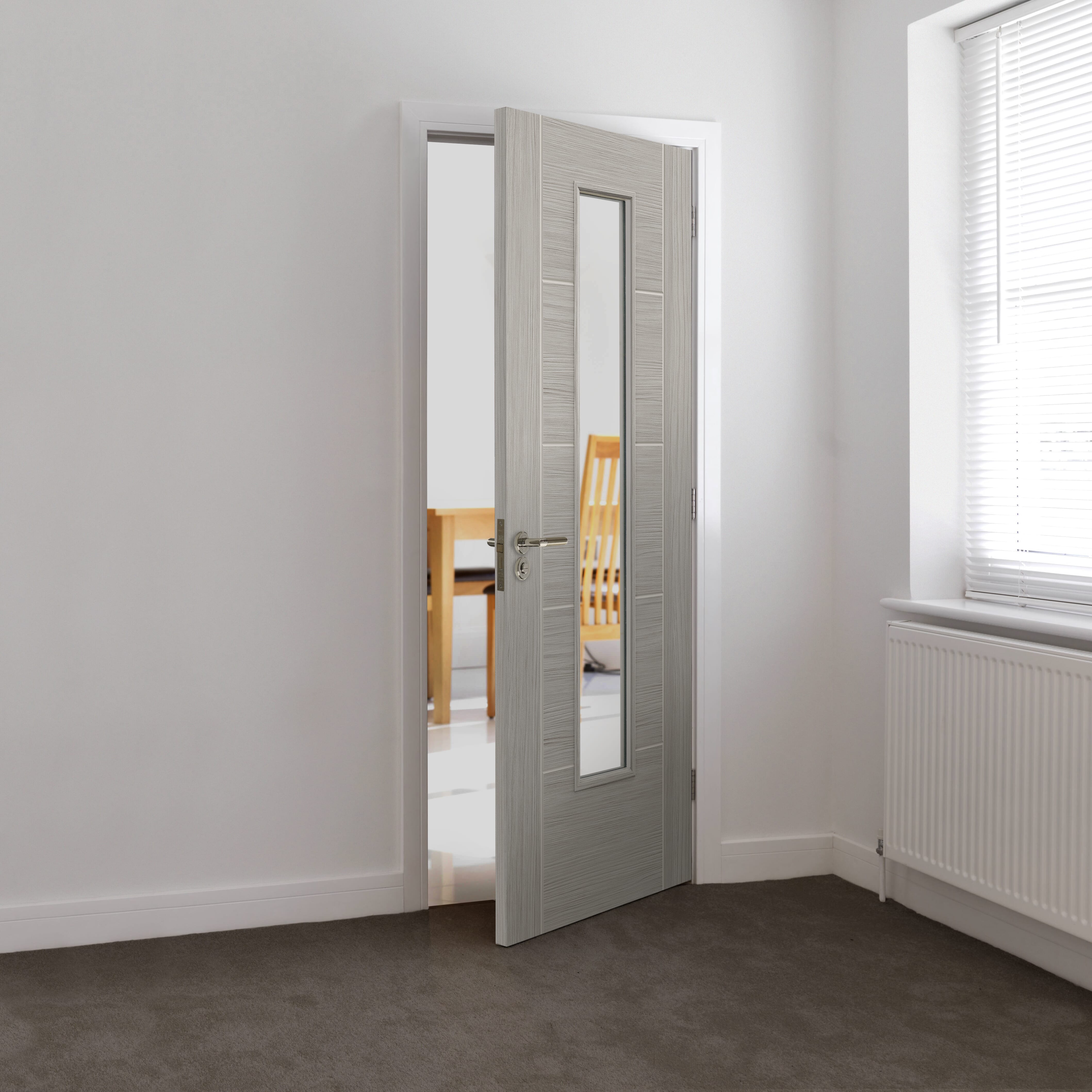 1981mm x 762mm x 35mm (30") Tigris Lava Clear Glazed Door