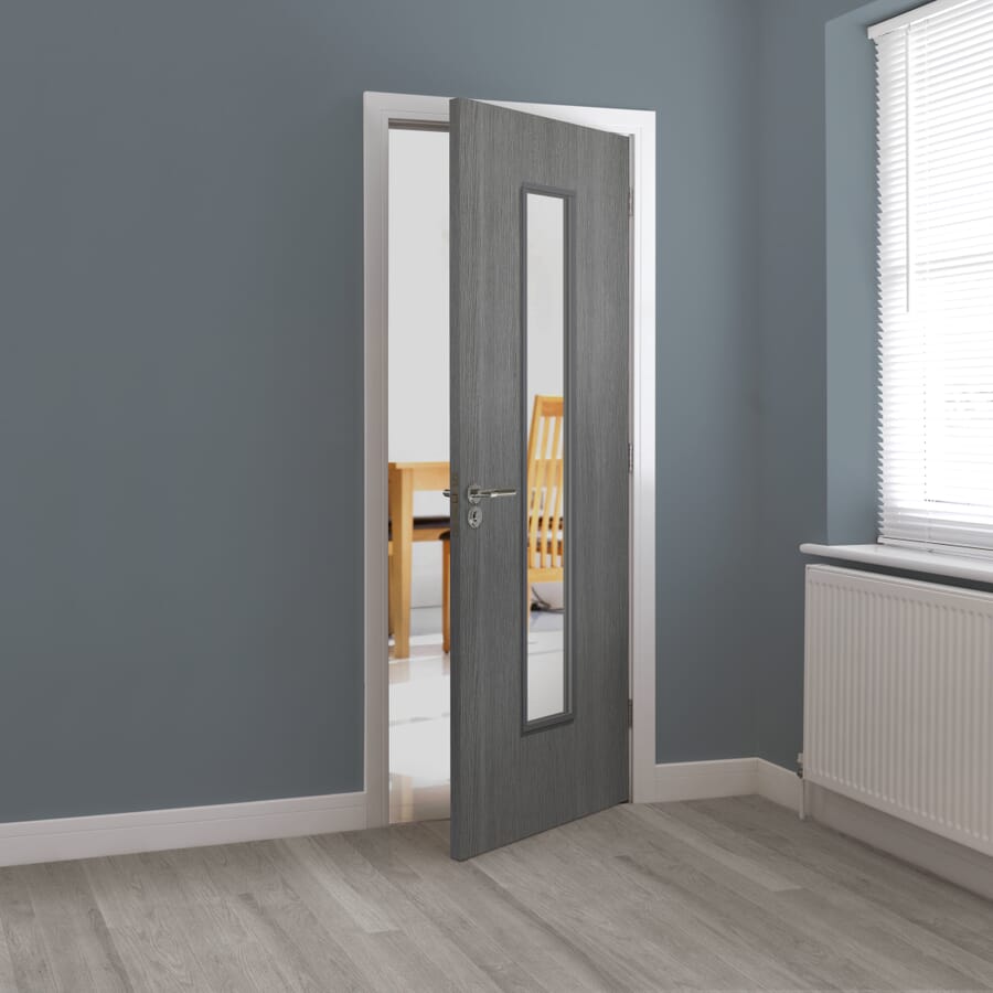 Pintado Grey Glazed Door