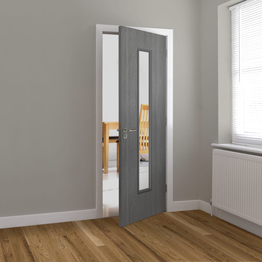 Pintado Grey Glazed Door