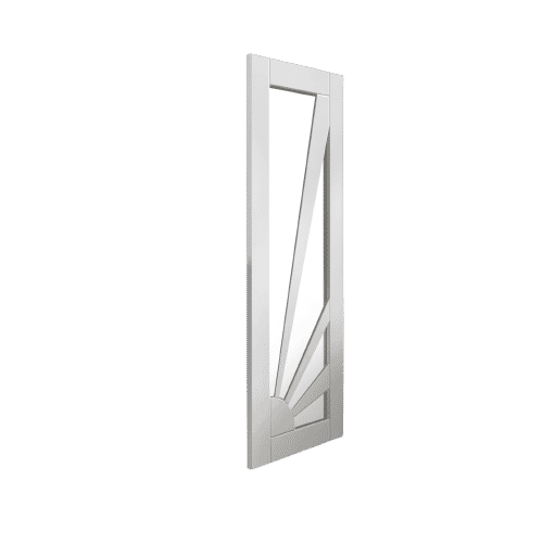1981mm x 610mm x 35mm (24") White Aurora Clear Glazed Door