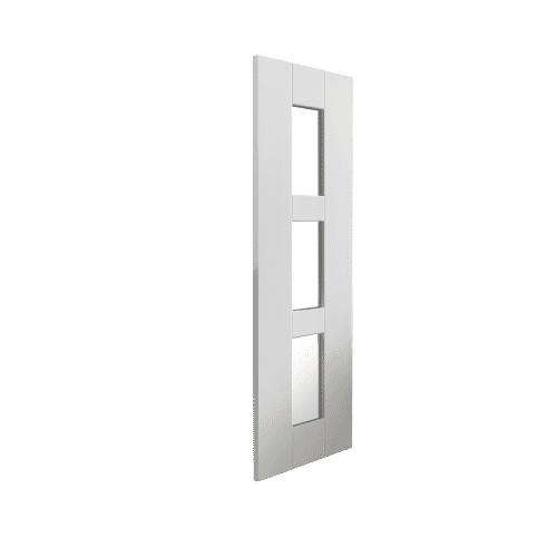 1981mm x 762mm x 35mm (30") White Geo Glazed Door