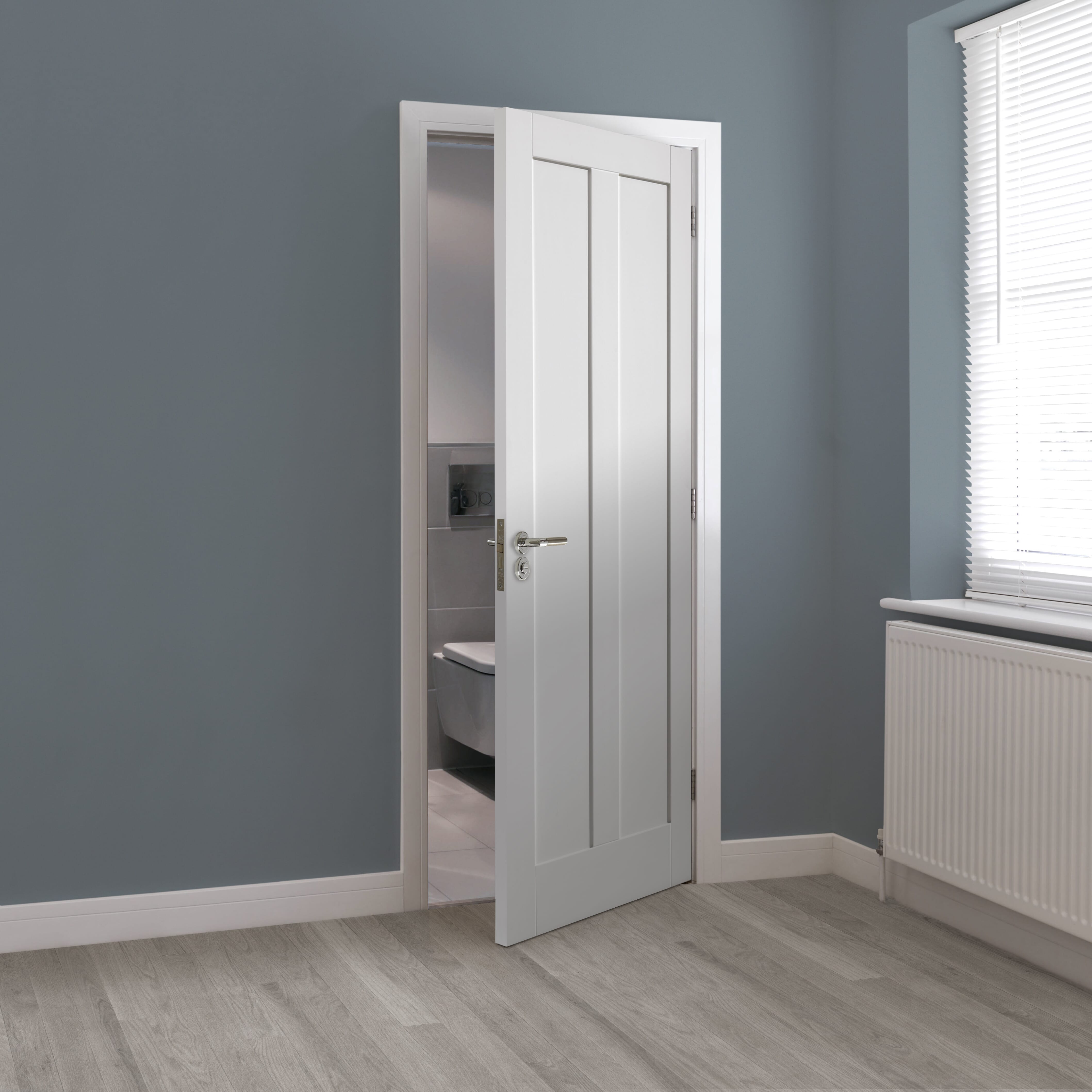 1981mm x 838mm x 35mm (33") White Barbados Door