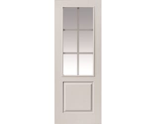 White Faro Glazed Fire Door