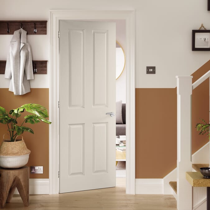 2040 x 726 x 40mm White Grain Canterbury Internal Door