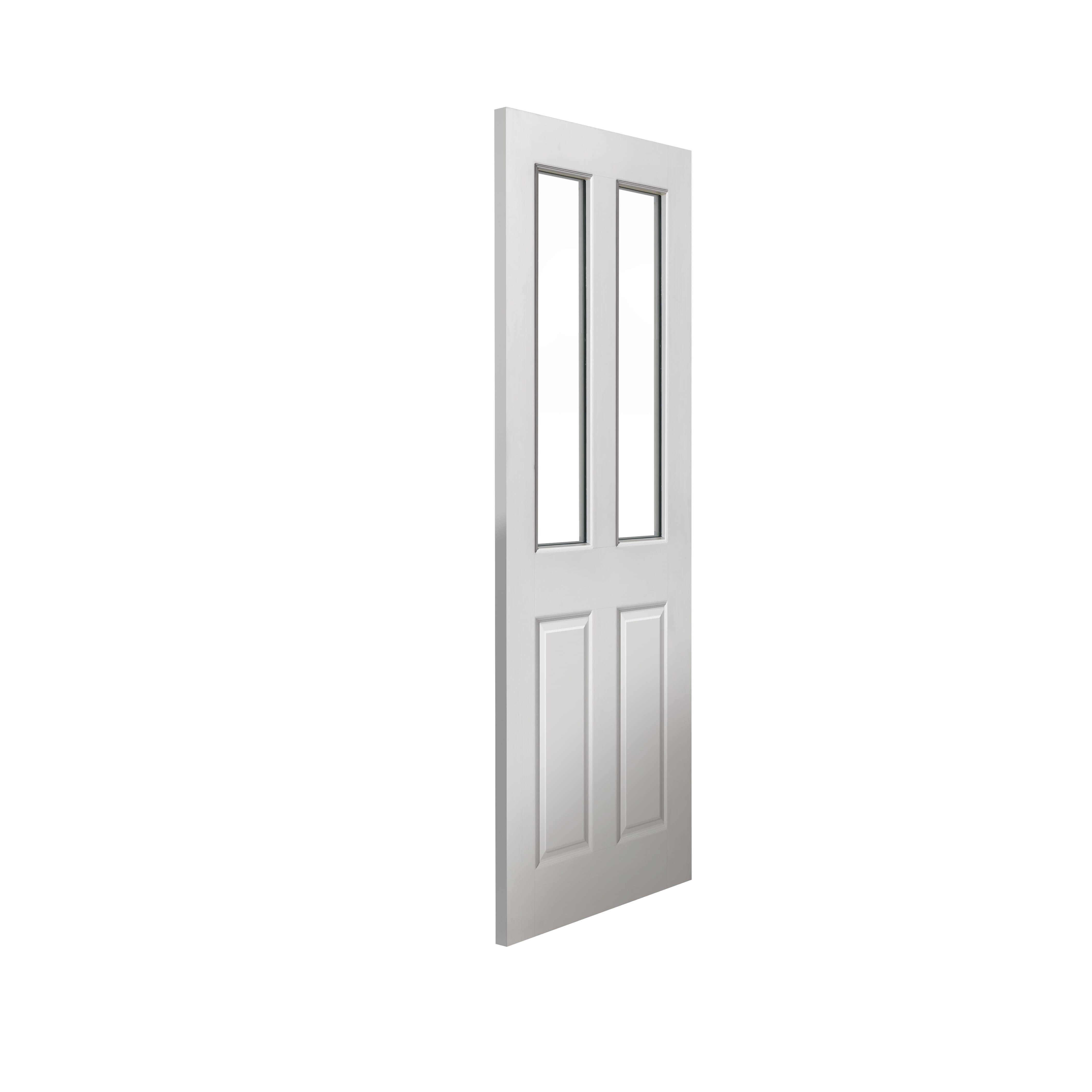 1981mm x 686mm x 35mm (27") White Smooth Canterbury 2 Light Door