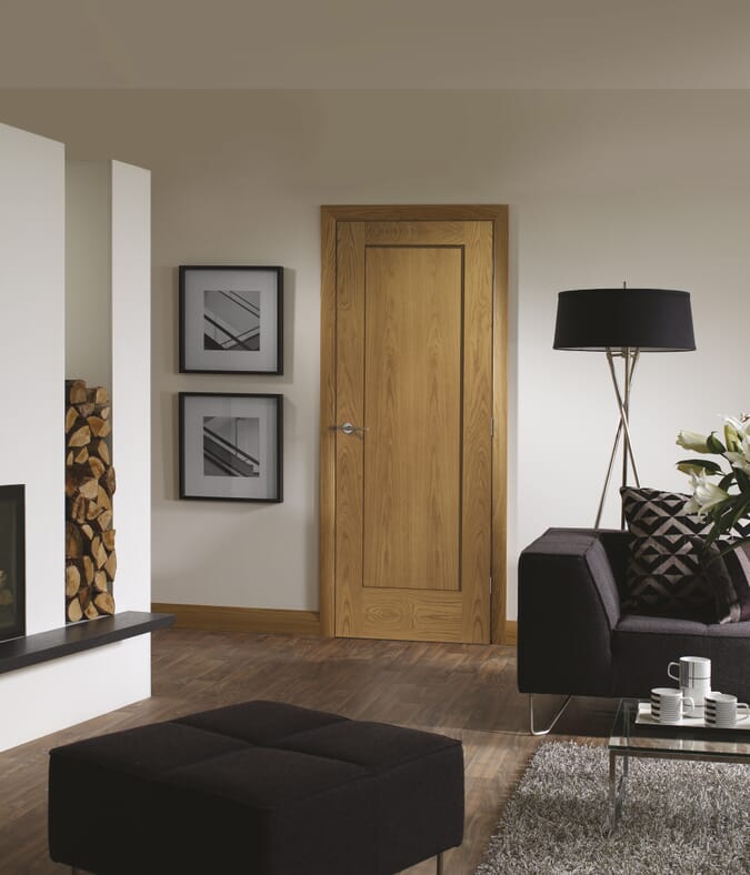 2040 x 726 x 40mm Pattern 10 Oak  - Prefinished  Internal Door