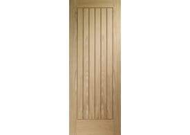 826 x 2040x40mm Suffolk Oak - Prefinished Door