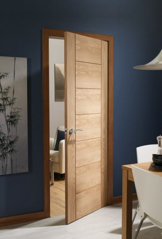 1981 x 610 x 35mm (24") Palermo Oak - Prefinished  Internal Door