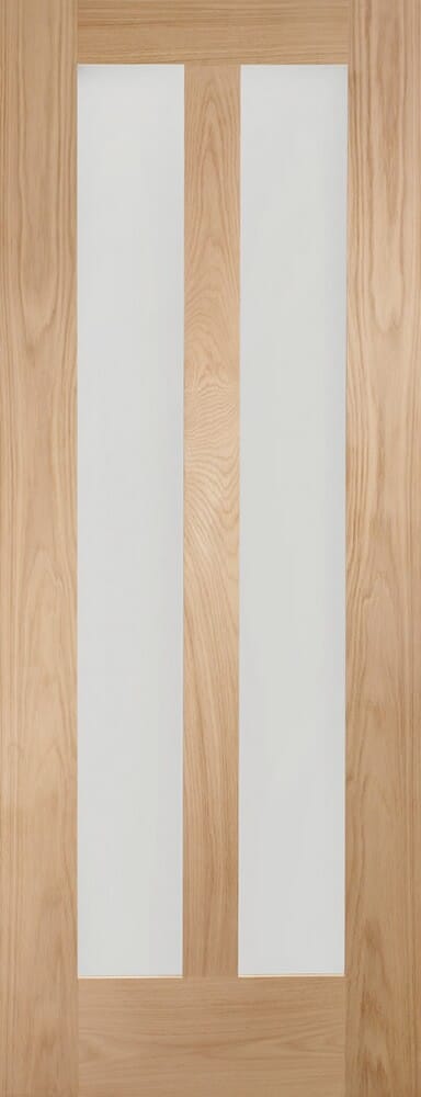 Novara Oak - Clear Glass Internal Doors