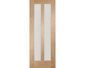 Novara Oak - Clear Glass Internal Doors