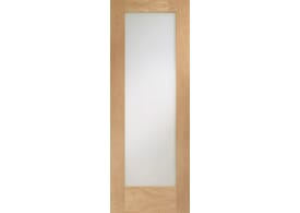 726 x 2040x40mm Pattern 10 Oak - Obscure Glass Door