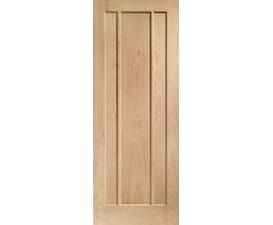 711x1981x35mm (28") Worcester Oak 3 Panel Door