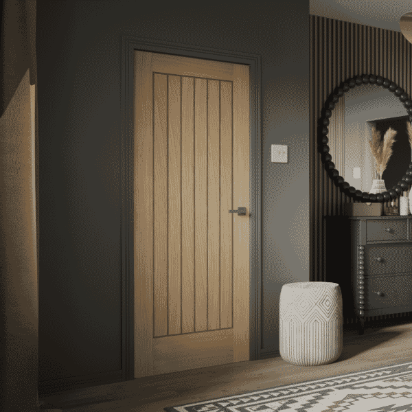 2040 x 726 x 44mm Suffolk Oak FD30 Fire Door