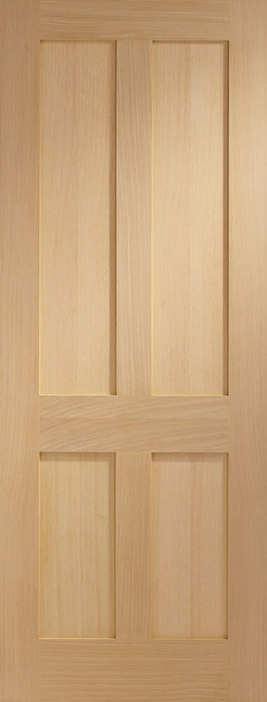 Victorian Oak Shaker 4 Panel Doors Fire Doors Vibrant Doors   10851 