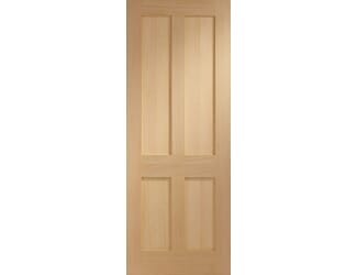 Victorian Oak Shaker 4 Panel Internal Doors