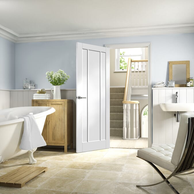 2040 x 726 x 40mm Worcester White  Internal Door