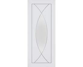 Pesaro White - Clear Glass Internal Doors