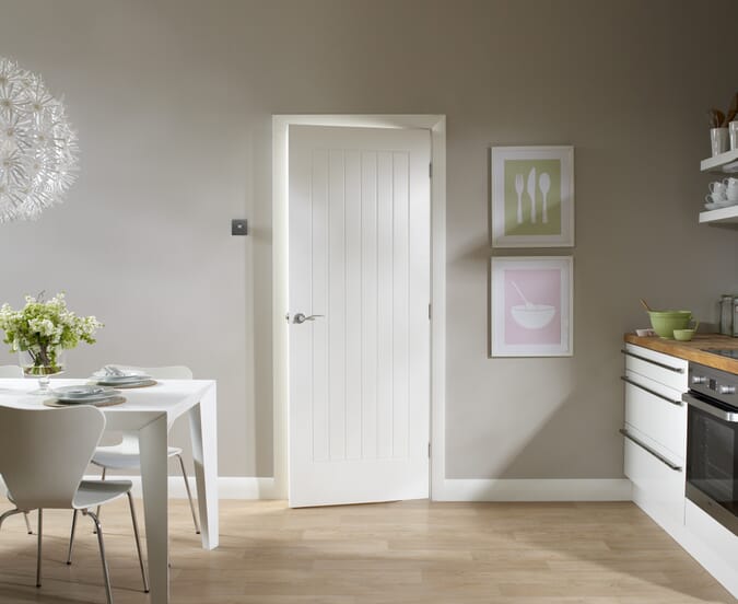 1981 x 838 x 35mm (33") Suffolk White  Internal Door