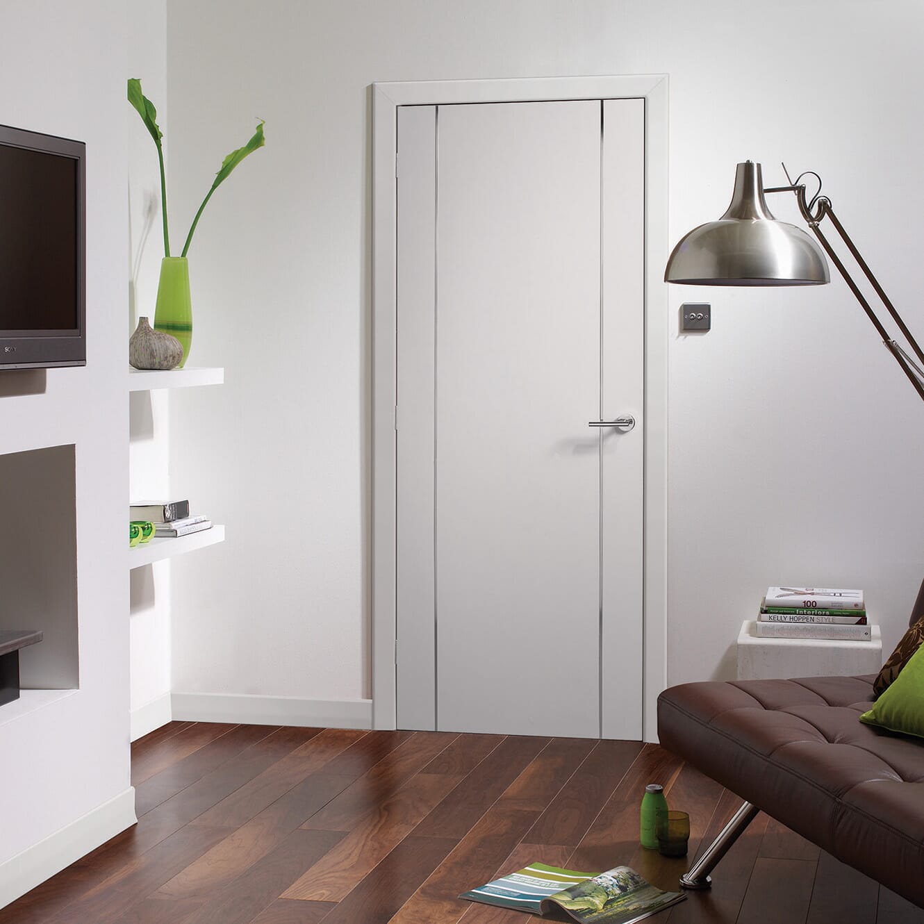 1981 x 762 x 44mm (30") Forli White - Prefinished FD30 Fire Door