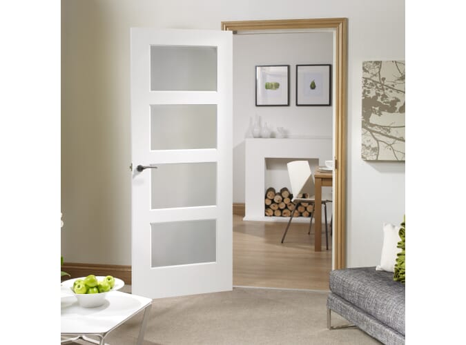 Severo White Glazed - Prefinished Internal Doors