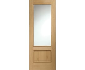 Andria Oak RM2S Clear Glazed   Internal Doors