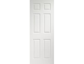 Colonist 6 Panel White Internal Doors