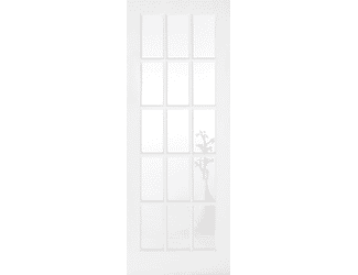 SA 15L Glazed White Internal Doors