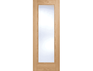 Vancouver Pattern 10 Oak - Clear Prefinished Internal Doors