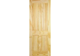 711x1981x35mm (28")  4 Panel Clear Pine Internal Doors