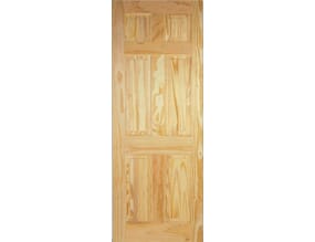 6 Panel Clear Pine Internal Doors
