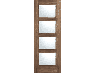 Vancouver Walnut 4L - Clear Prefinished Internal Doors