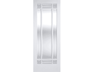 Manhattan White Glazed Internal Doors