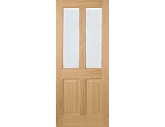 Prefinished Oak Richmond Glazed Internal Doors