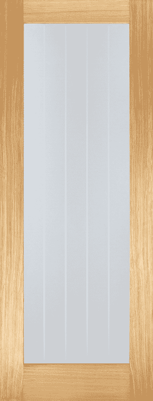 Mexicano Oak Pattern 10 - Clear Glass Internal Doors by LPD