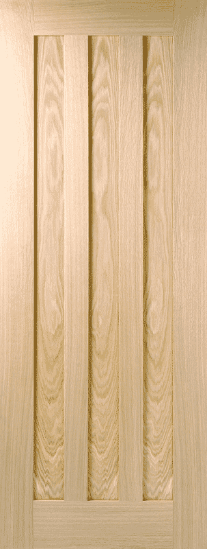 Idaho Oak 3 Panel - Prefinished Internal Doors