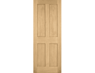 London Oak 4 Panel Internal Doors