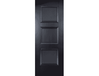 Amsterdam Black 3 Panel Internal Doors