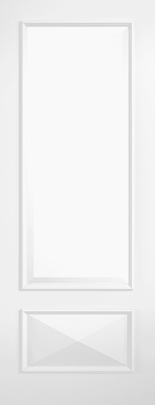 Knightsbridge White - Clear Glass Internal Doors