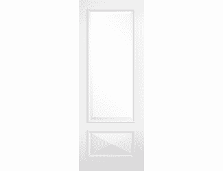 Knightsbridge White - Clear Glass Internal Doors