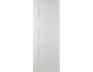 Amsterdam White 3 Panel Internal Doors