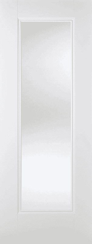 Eindhoven 1 Light - Clear Glass White Internal Doors