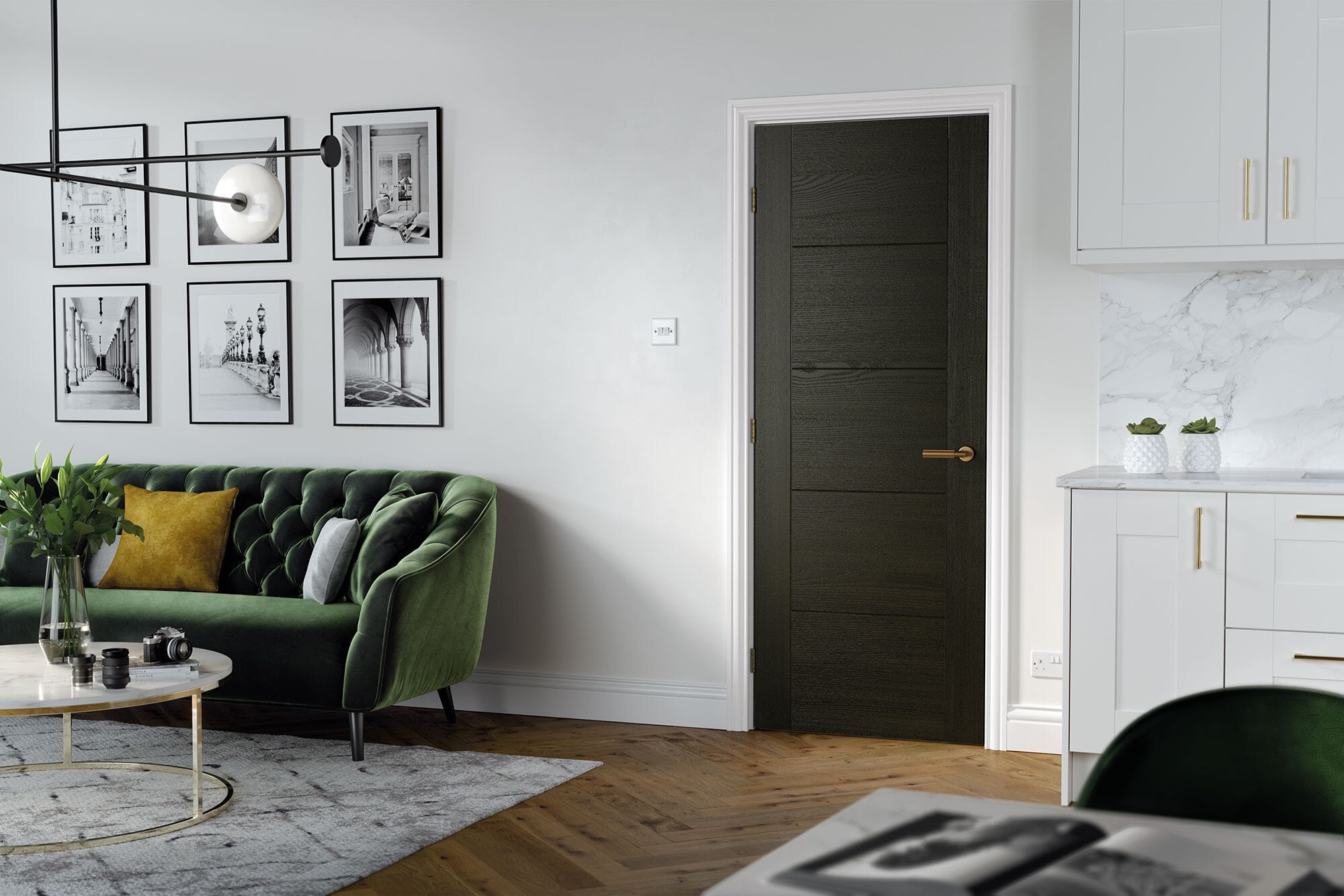 Vancouver Smoked Oak 5P Internal Doors