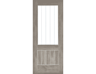 Mexicano Light Grey Glazed Laminate Internal Doors
