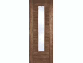 Walnut Vancouver Glazed Laminate Internal Doors
