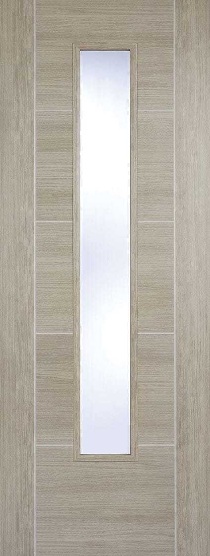 Vancouver Light Grey Glazed Laminate Internal Doors