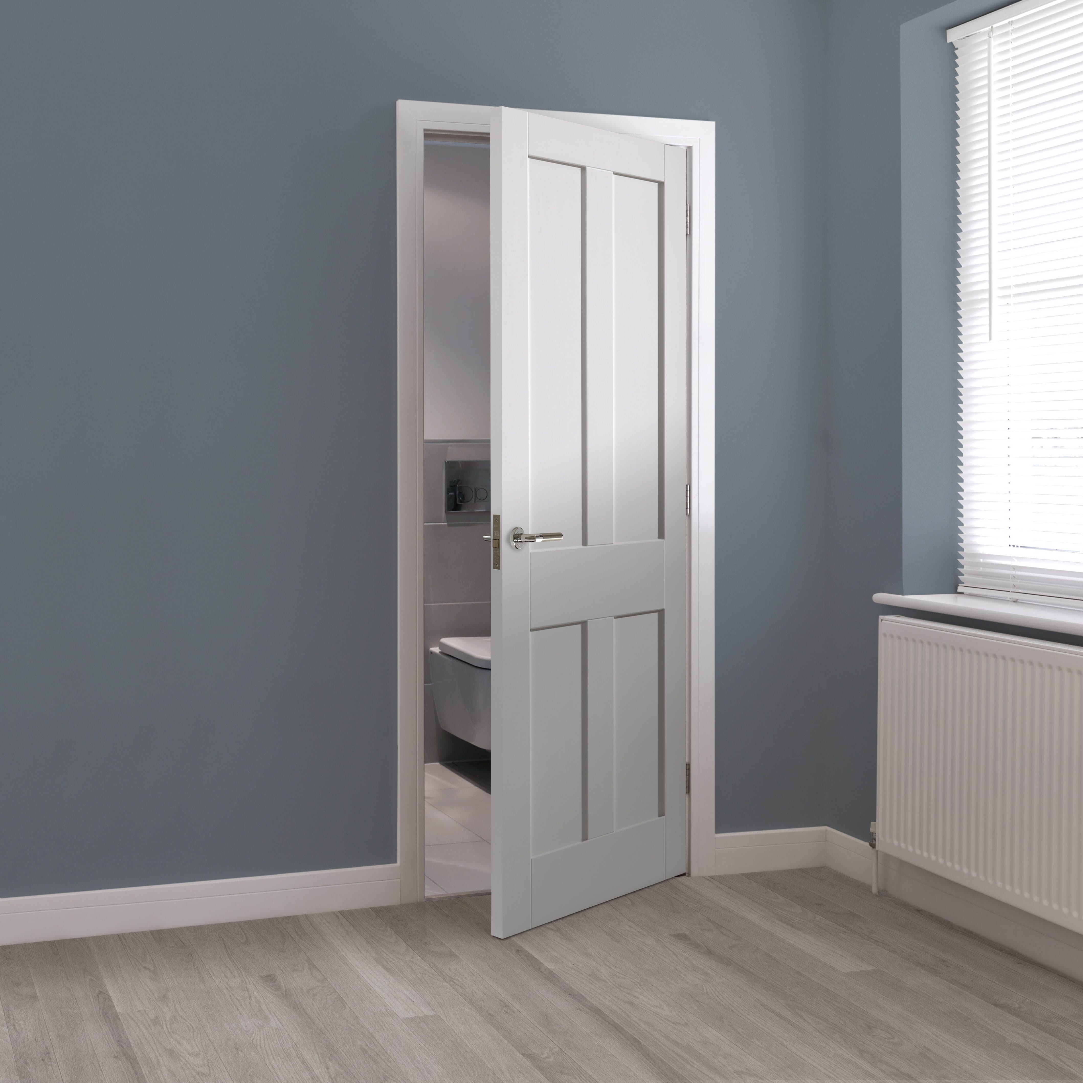 1981 x 610 x 35mm (24") White Rushmore Internal Door