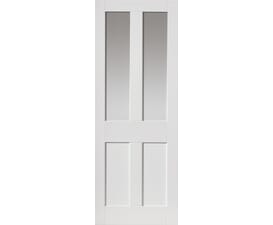 White Rushmore Clear Glass Internal Doors